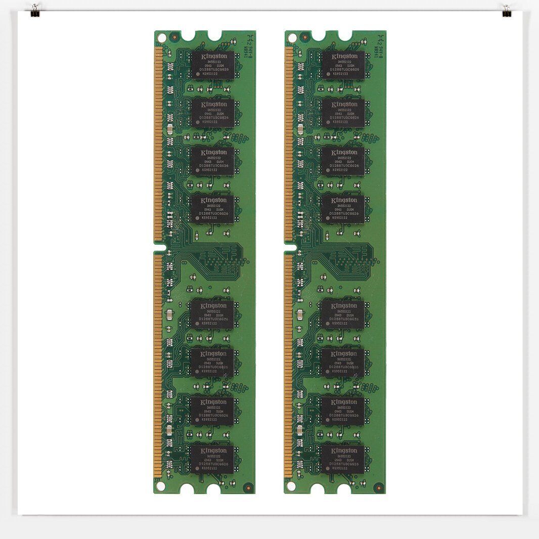 For Kingston 2GB KIT(2x2GB) PC4-19200U DDR4 2400MHz 288Pin DIMM Desktop Memory