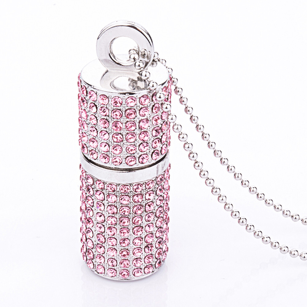 Kootion 16GB 32GB 64GB Diamond Crystal Flash Drive Metal Necklace Gift USB Stick