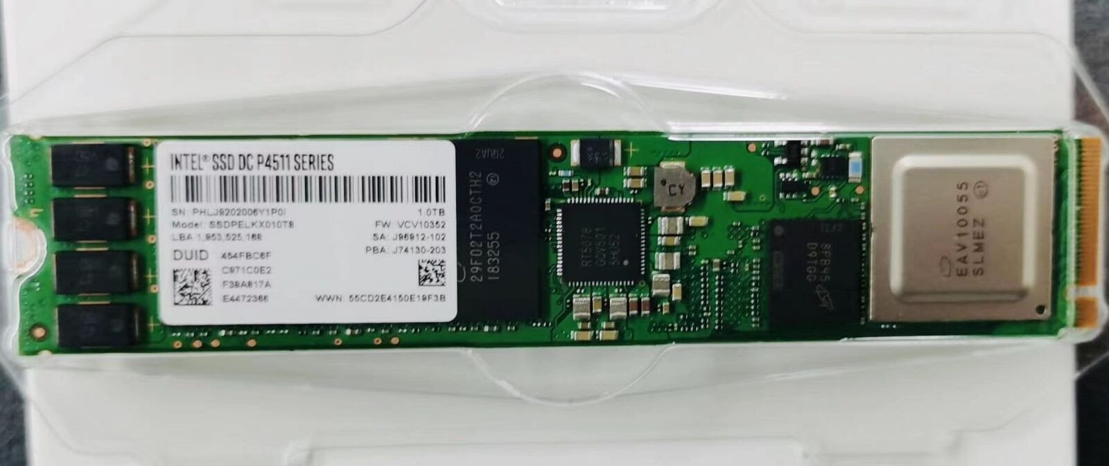 1TB INTEL SSD Series DC P4511 22*110NVME3.1X4 SSDPELKX010T8 Solid State Drive