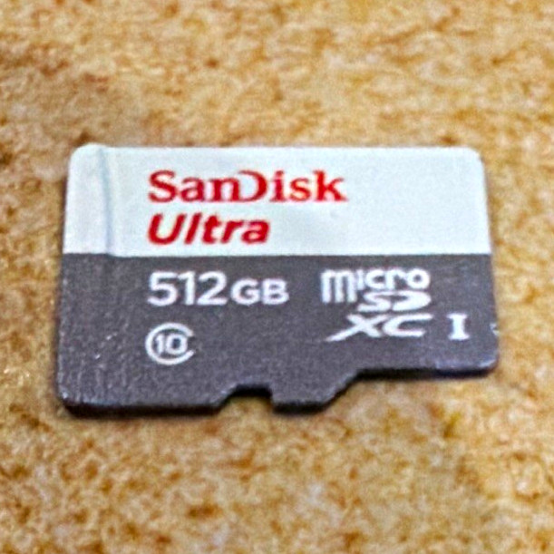 SanDisk Ultra 512GB microSDXC UHS-I Class 10 High Capacity Memory Card