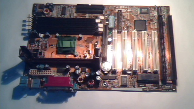 Pentium Motherboard P3 Slot1 ASUS P3B-F  Rev 1.03.  ** TWO **  ISA slots Rare 