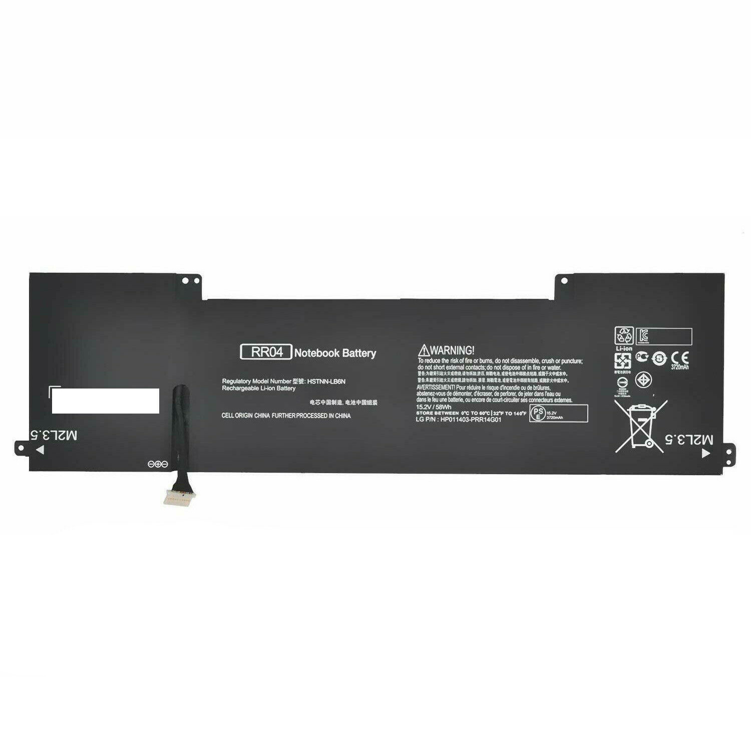 REPLACEMENT RR04 BATTERY FOR HP OMEN 15-5 OMEN 15T-5 778978-006 HSTNN-LB6N 58WHR