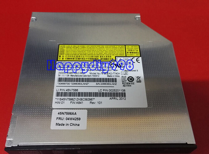 New 12.7mm 8X Speed DVD RW Rewriter AD-7740H SATA DVD Burner
