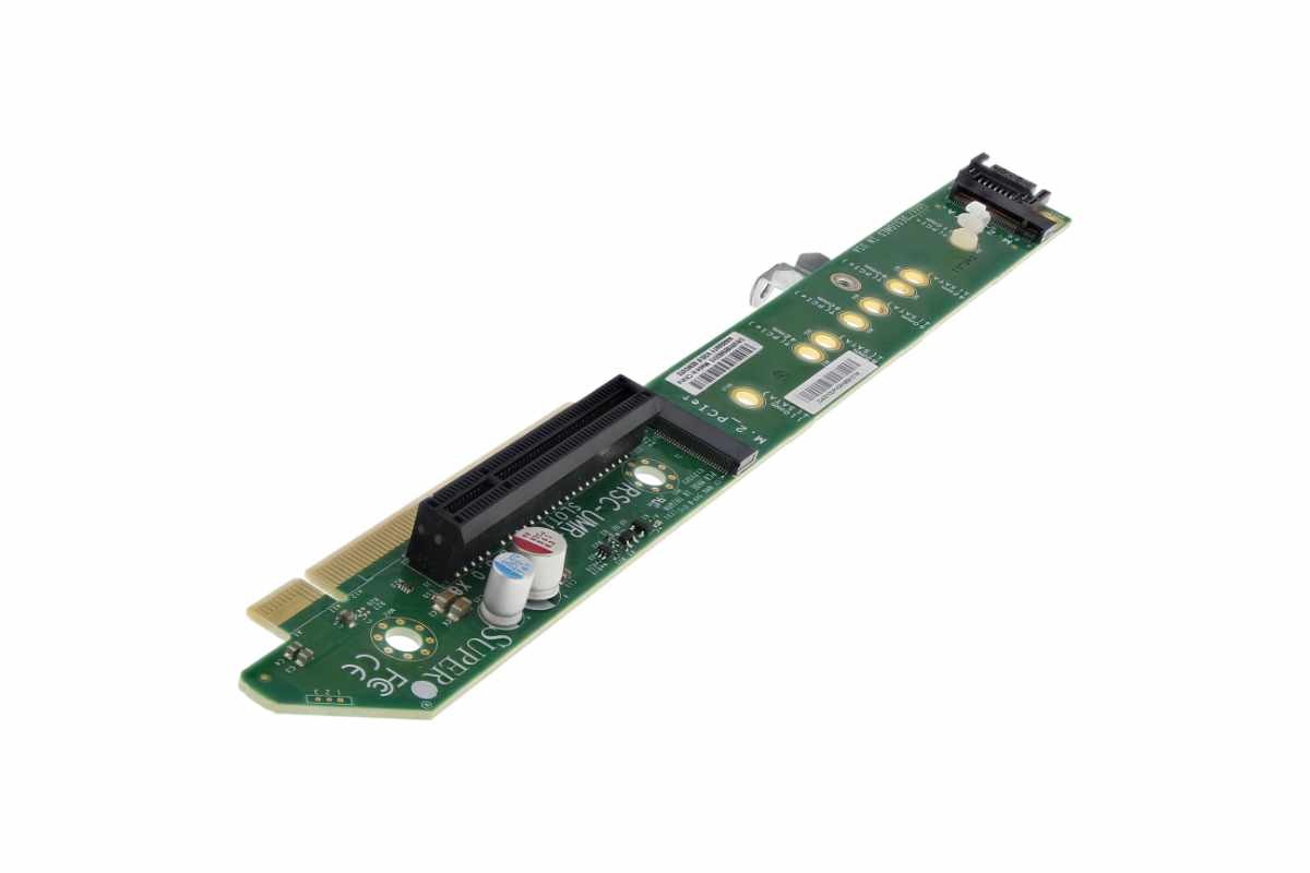 Supermicro RSC-UM2R-8-NI22 1x8 + Dual M.2 SATA 1U RHS Riser | 1 Year Warranty