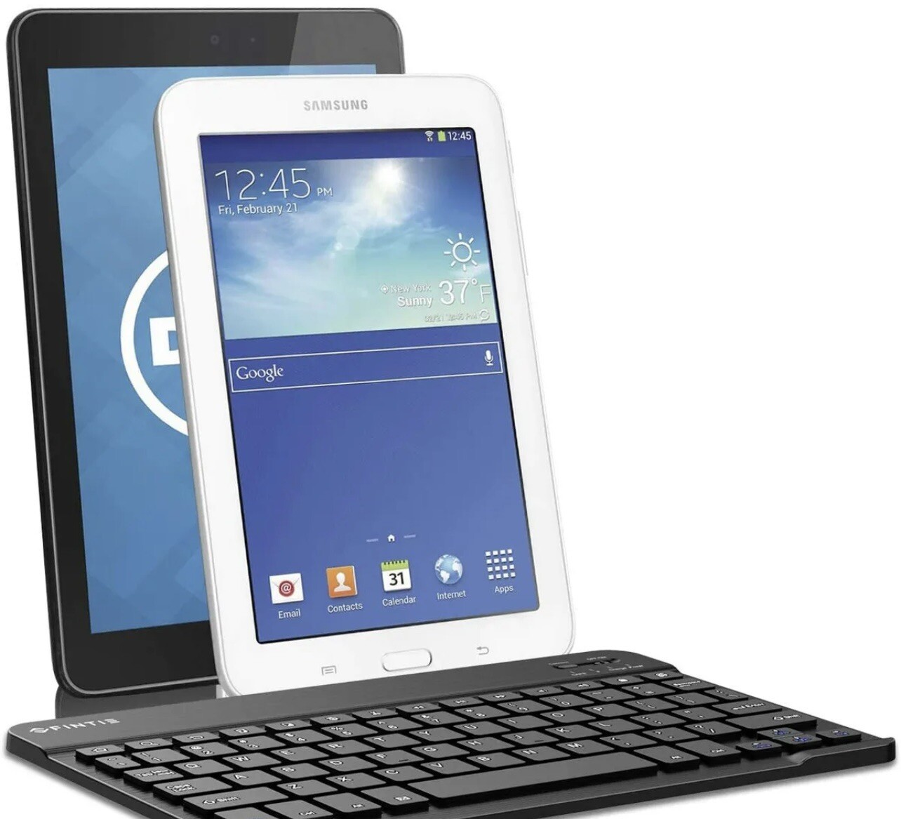 10 Inch Ultrathin (4mm) Wireless Bluetooth Keyboard for iPad Samsung Tablet
