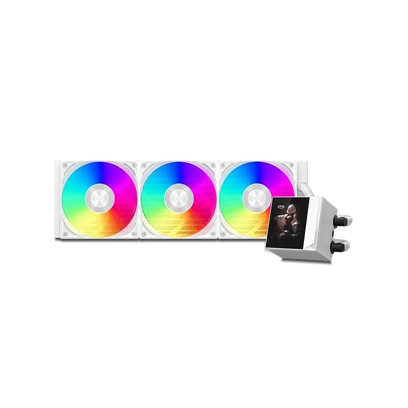PCCOOLER CPS DC360 Pro ARGB Display AIO CPU Liquid Cooler, 310W TDP,