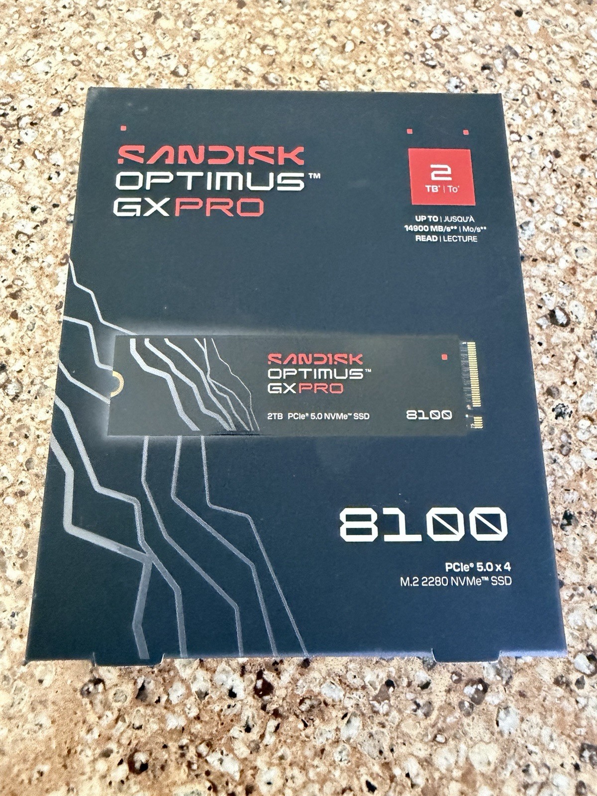 SanDisk Optimus GX PRO 8100 2TB PCIe 5.0x4 M.2 2280 NVMe SSD - FACTORY SEALED