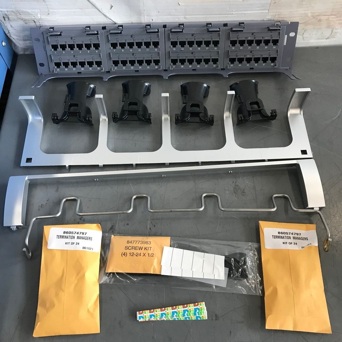 CommScope 760117366 360-PM-GS3-2U-48 SYSTIMAX 360 48 Port Cat6 U/UTP Patch Panel