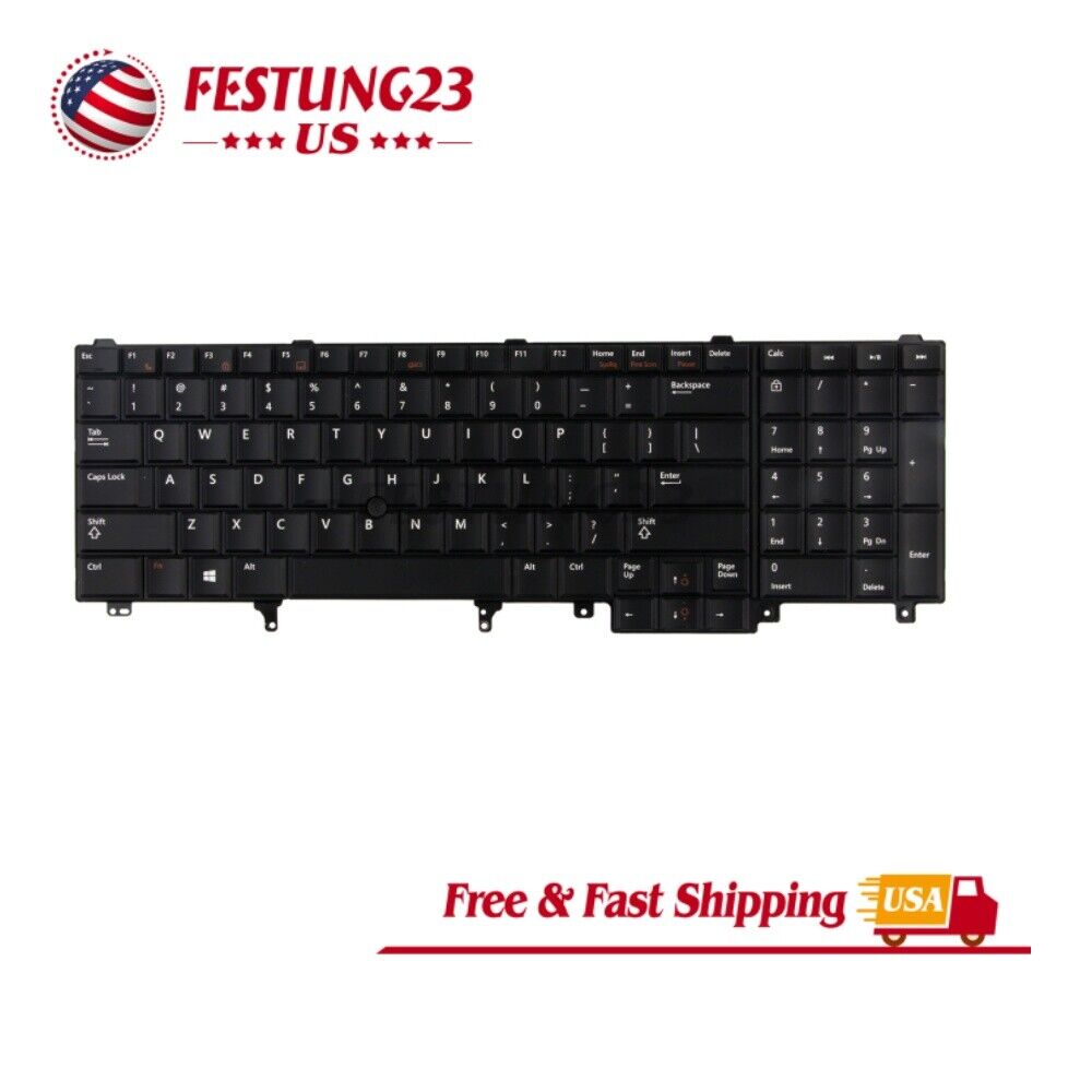 US Keyboard Fit Dell Latitude E5520 E5530 E6520 E6530 E6540 Precision M4600