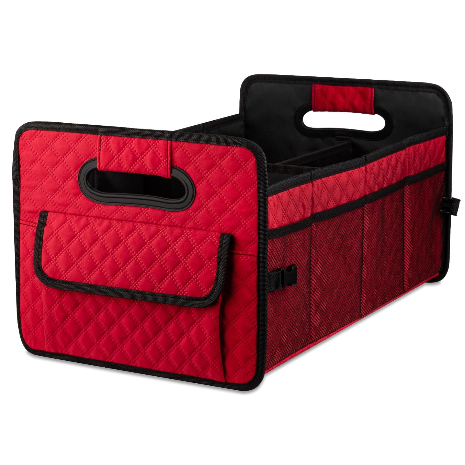 Car Trunk Organizer for SUV, Collapsible Car Storage Organizer Red