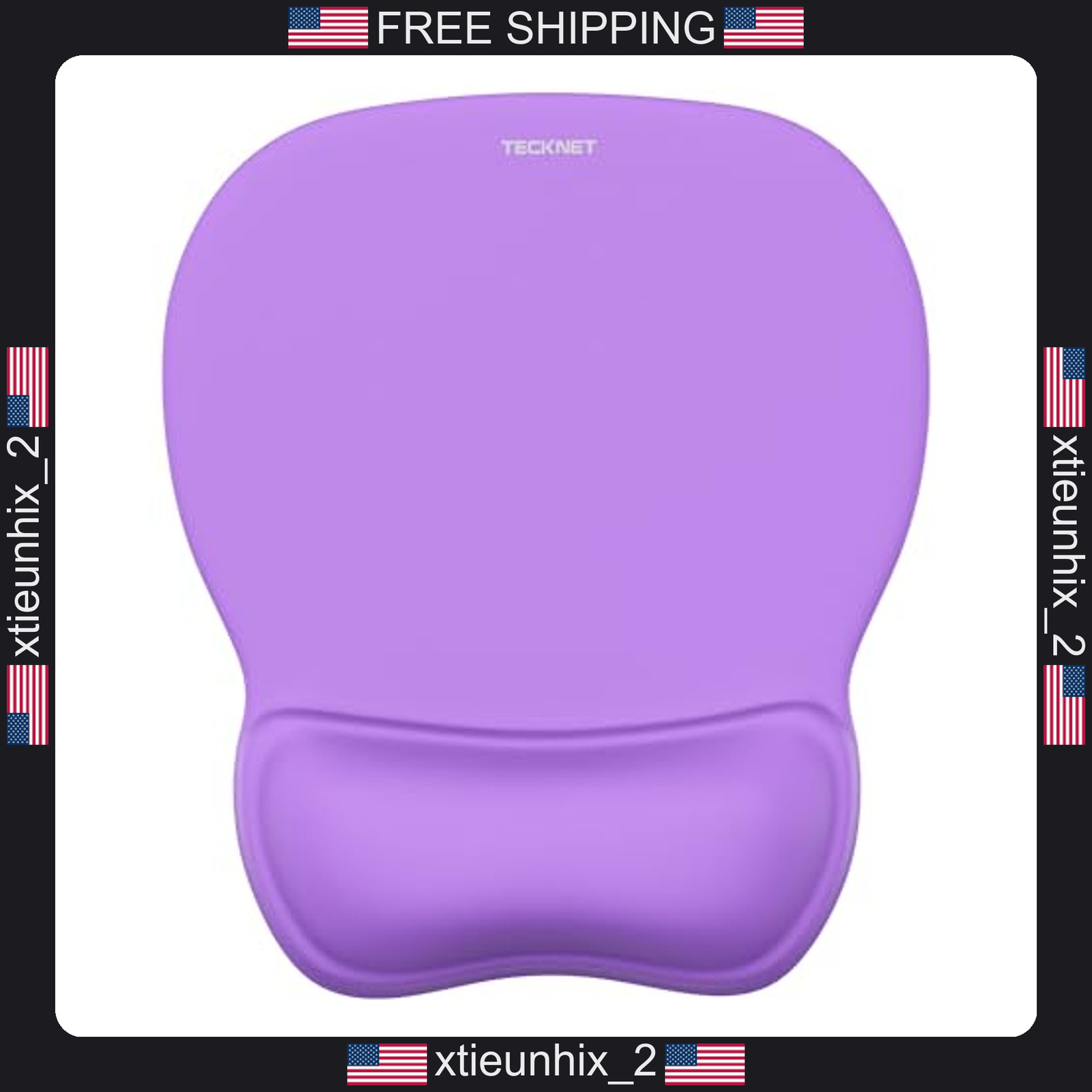 Ergonomic Gel Mouse Pad with Wrist Rest, Non-Slip PU Base, 9.5x8.1 Inches