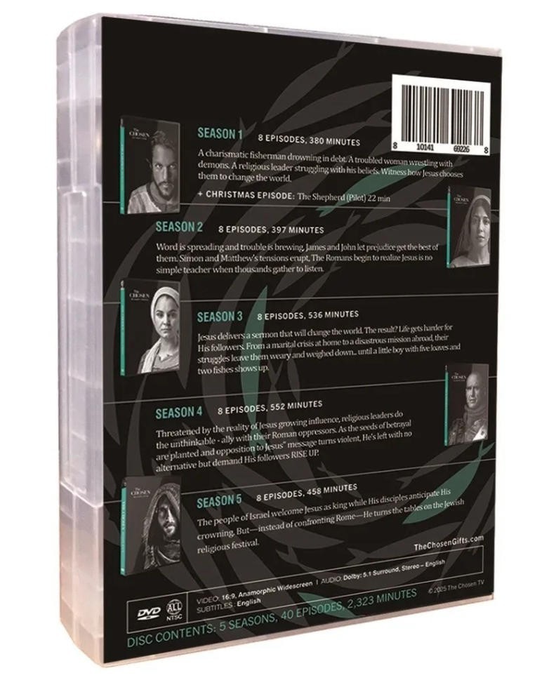 The Complete Series Seasons 1-5 (DVD, The chosen 12-Disc Box-Set) Region 1