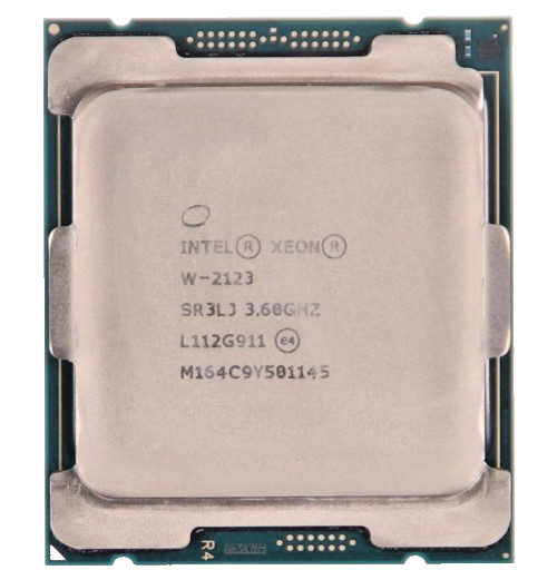 Intel Xeon W-2123 8.25MB 4-Core LGA-2066 120W SR3LJ 3.60GHz server CPU Processor