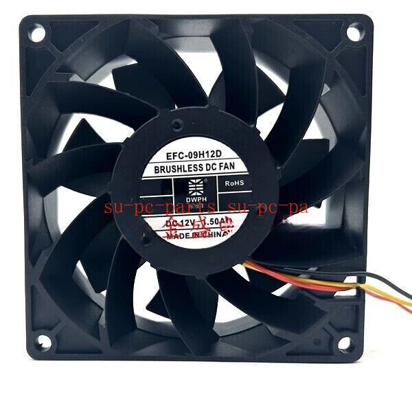 1X  3-wire cooling fan EFC-09H12D 9238 12V 1.50A
