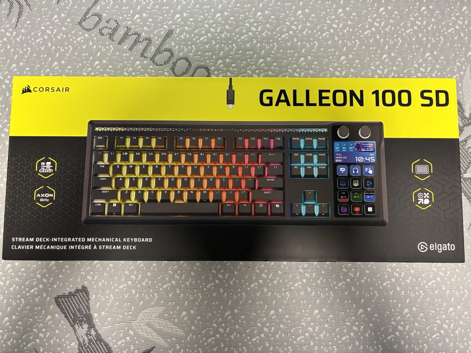Corsair Galleon 100 SD Mechanical Stream Deck Keyboard Illuminated USB 3.0