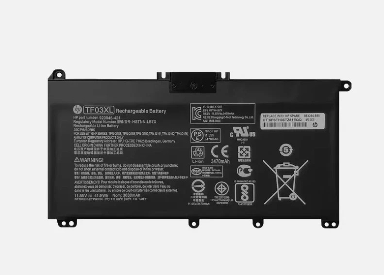 NEW Genuine 41.9WH TF03XL Battery For HP Pavilion 15-CC 15-CC000NO 15-CC001NA US