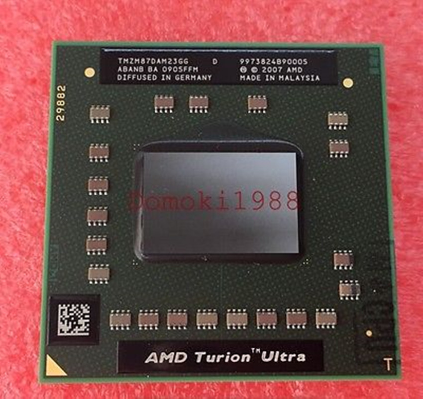 AMD Turion x2 Ultra ZM87 ZM86 ZM85 ZM84 ZM82 ZM80 Dual-Core Socket S1 CPU