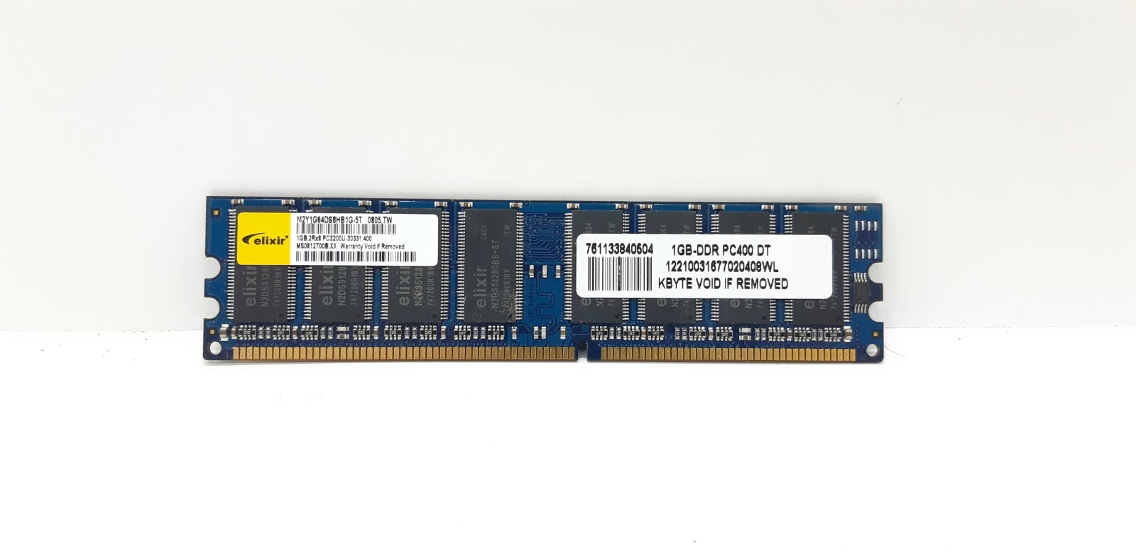 ELIXIR 1GB.2Rx8.PC3200U-30331.400 DDR-Ram (SDRAM DIMM 184-pin)