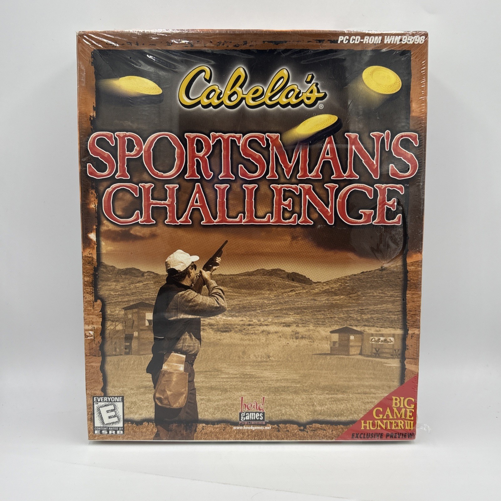 Cabelas Sportsmans Challenge PC Game Big Box Vintage 1999 Activision New Sealed