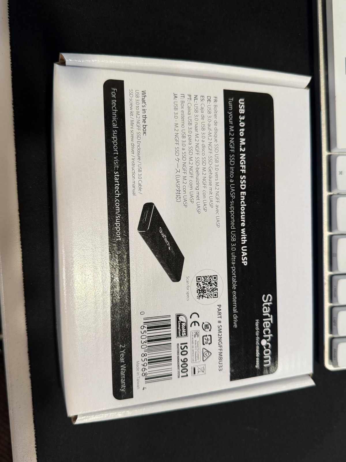 Star Tech USB 3.0 to M.2 NGFF SSD Enclosure w/ UASP | ig