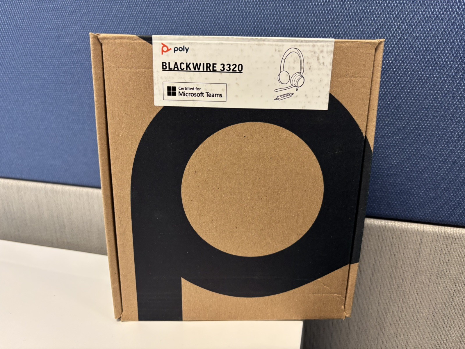 NEW Plantronics Poly Blackwire 3320 USB-A Wired Stereo Headset. Open Box