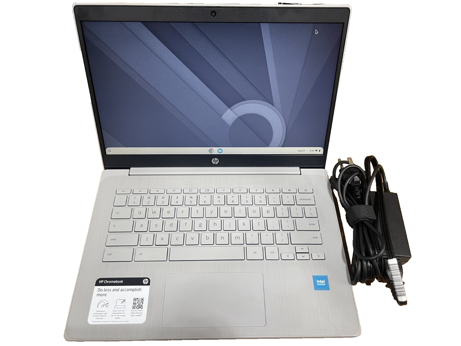 HP Chromebook 14a-ne1013dx 14 Inch HD Laptop 4GB 64GB - Gray