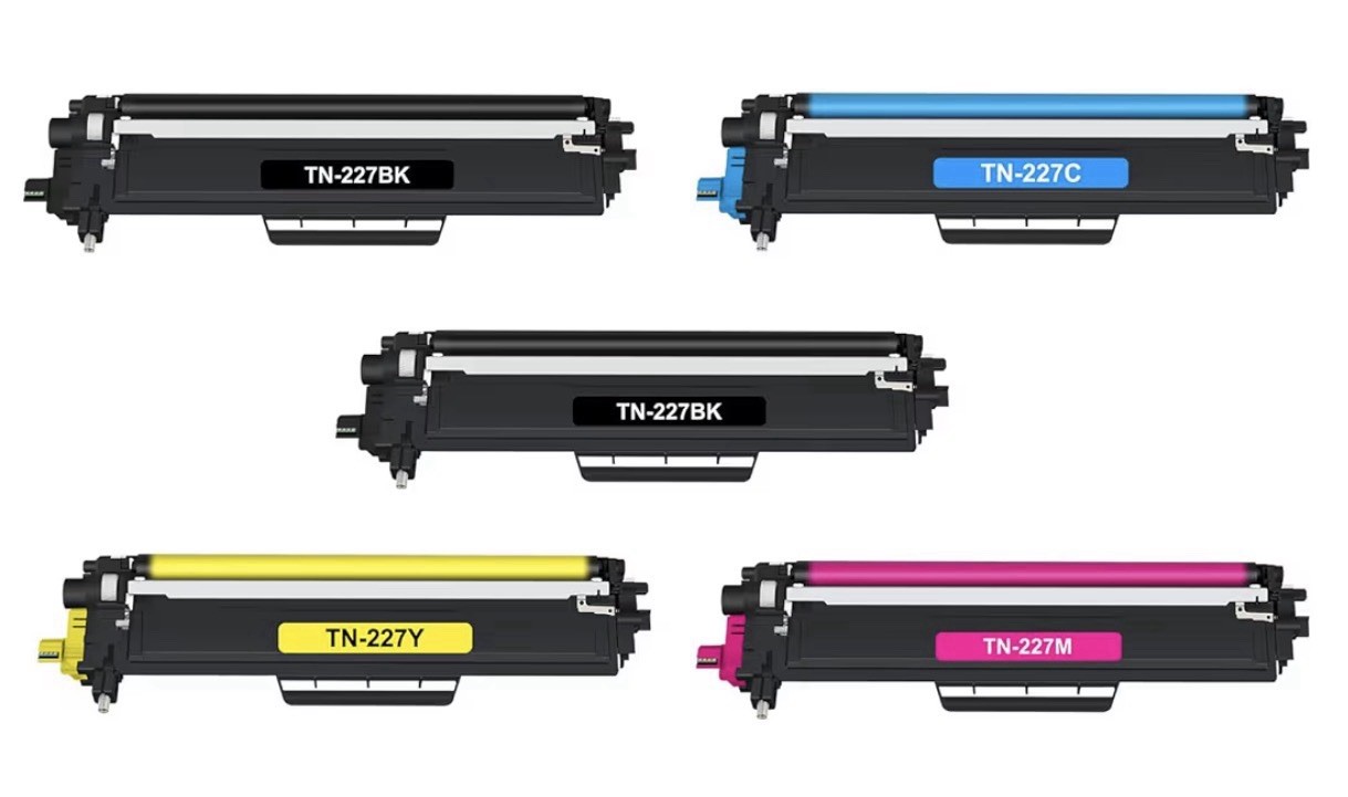 TN227 TN-227BK/C/M/Y High Yield Toner Cartridge For Brother TN227 5 Pack NOT OEM