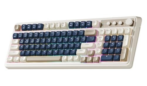 99 Key Wireless Gaming Keyboard, Bluetooth Computer Keyboard, RGB Backlit
