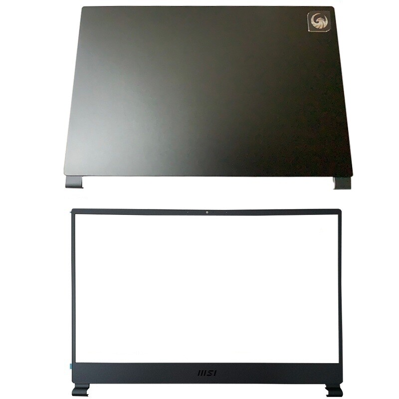 New for MSI Delta 15 A5EFK MS-15CK 15.6"Black Laptop LCD Back Cover+Front Bezel