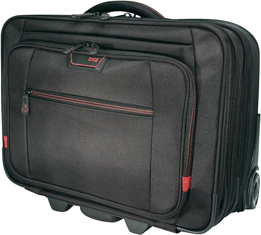 Professional Rolling Laptop Case, Designed for Men, Women, Business, Travel, 17.
