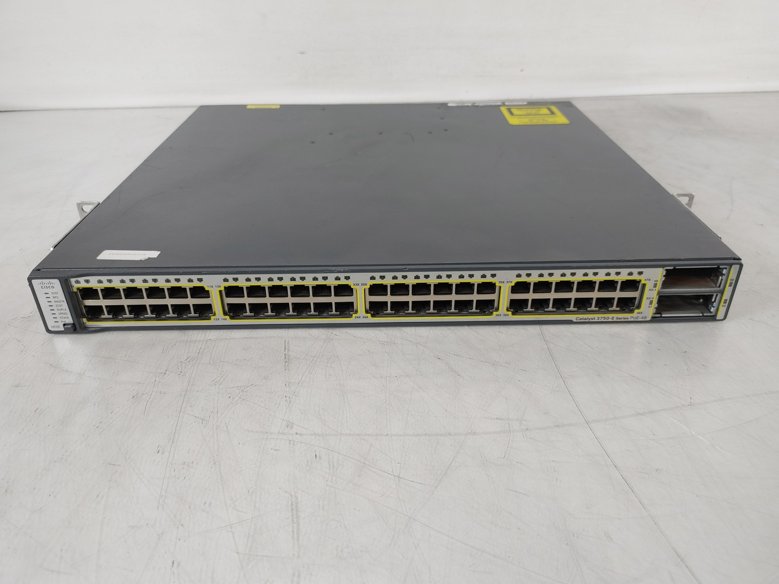 Cisco Catalyst WS-C3750E-48PD-SF 48x GbE 2*10GE(X2)  Managed PoE Switch
