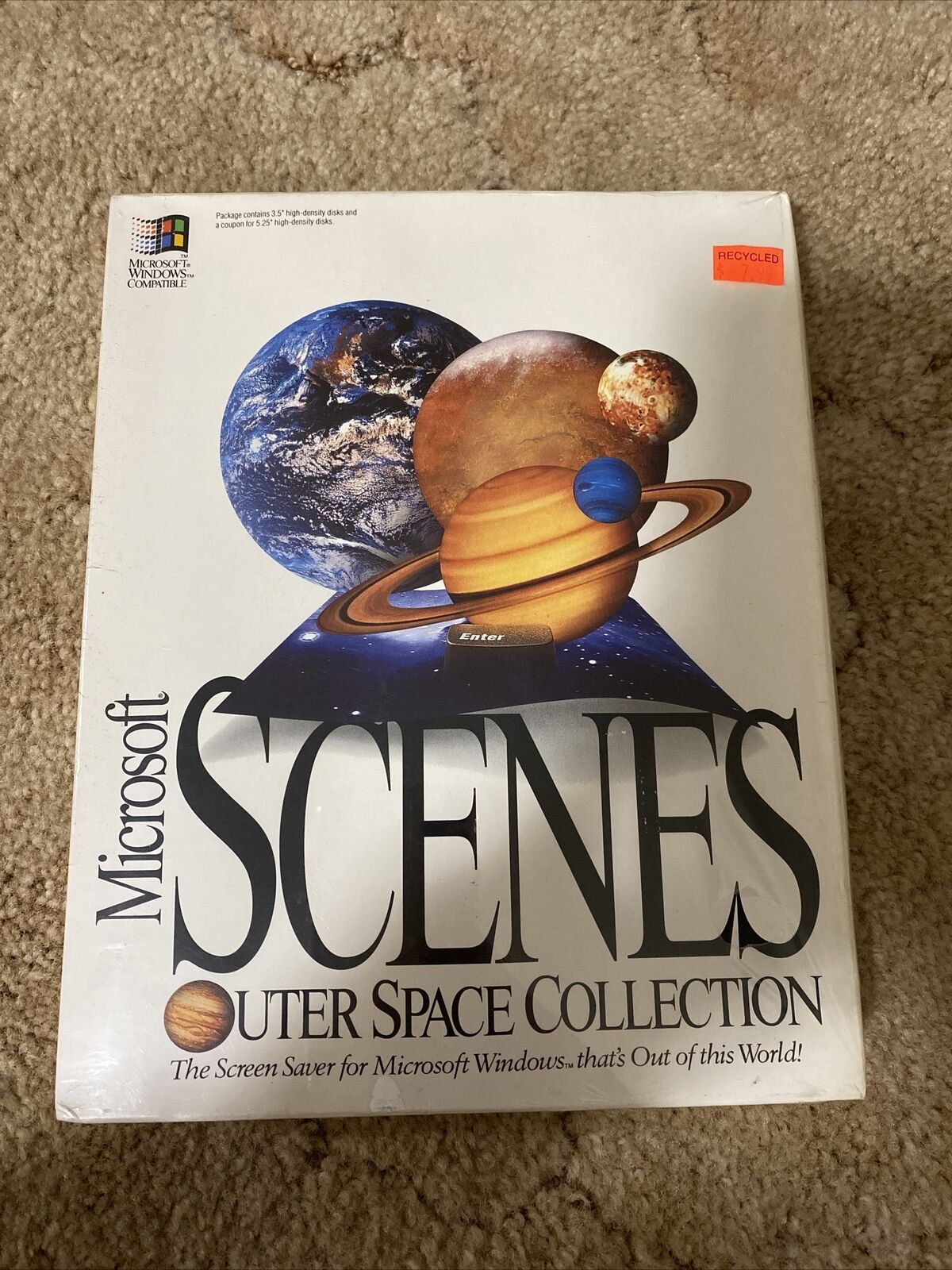 Microsoft Scenes Outer Space Collection Screen Saver For Microsoft Windows NIB