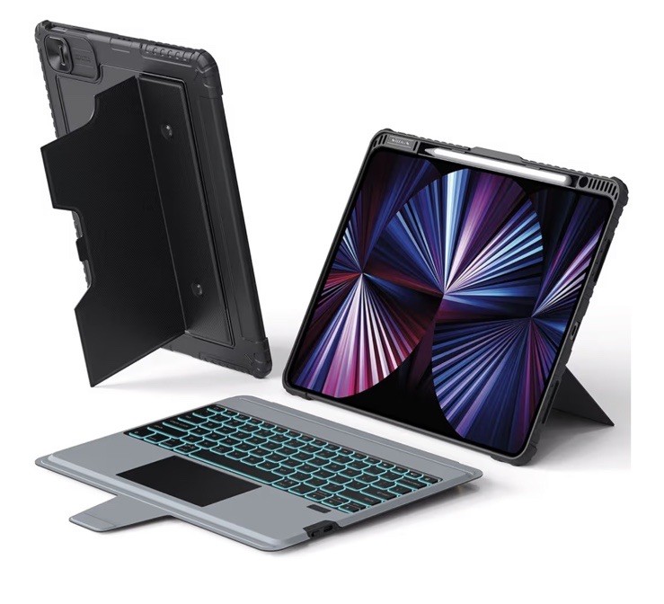 Nillkin iPad Air 13 inch Case Keyboard (M3 2025/M2 2024) & iPad Pro 12.9 inch