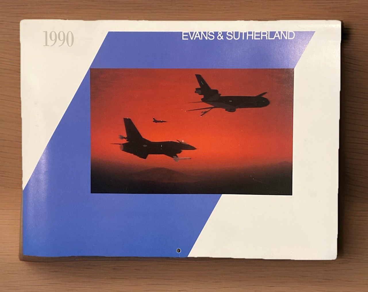 Vintage, Rare, Evans & Sutherland 1990 Calendar, Museum, Collectible, Air Force