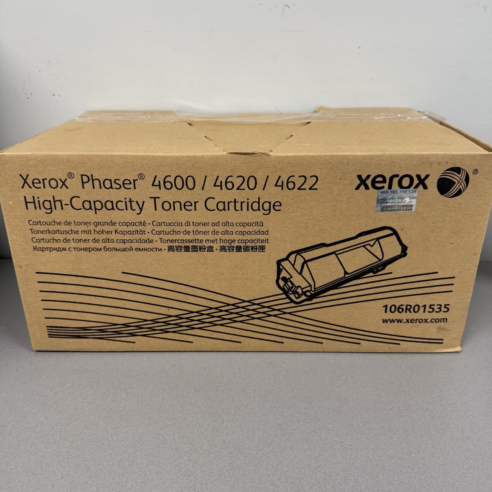 Xerox 106R01535 Black High Yield Original Toner For Phaser 4600 / 4620 / 4622