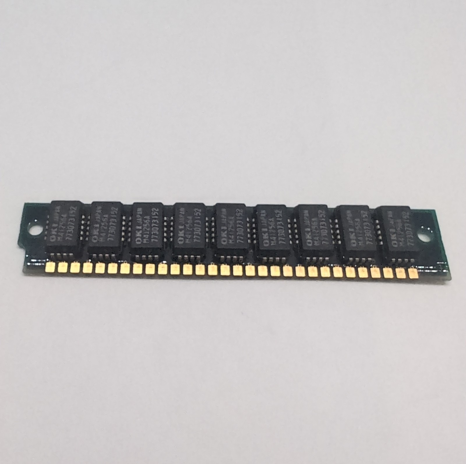 Vintage OKI Japan 256KB 30-Pin SIMM RAM Parity M41256A 256Kx9 Tested Mac PC