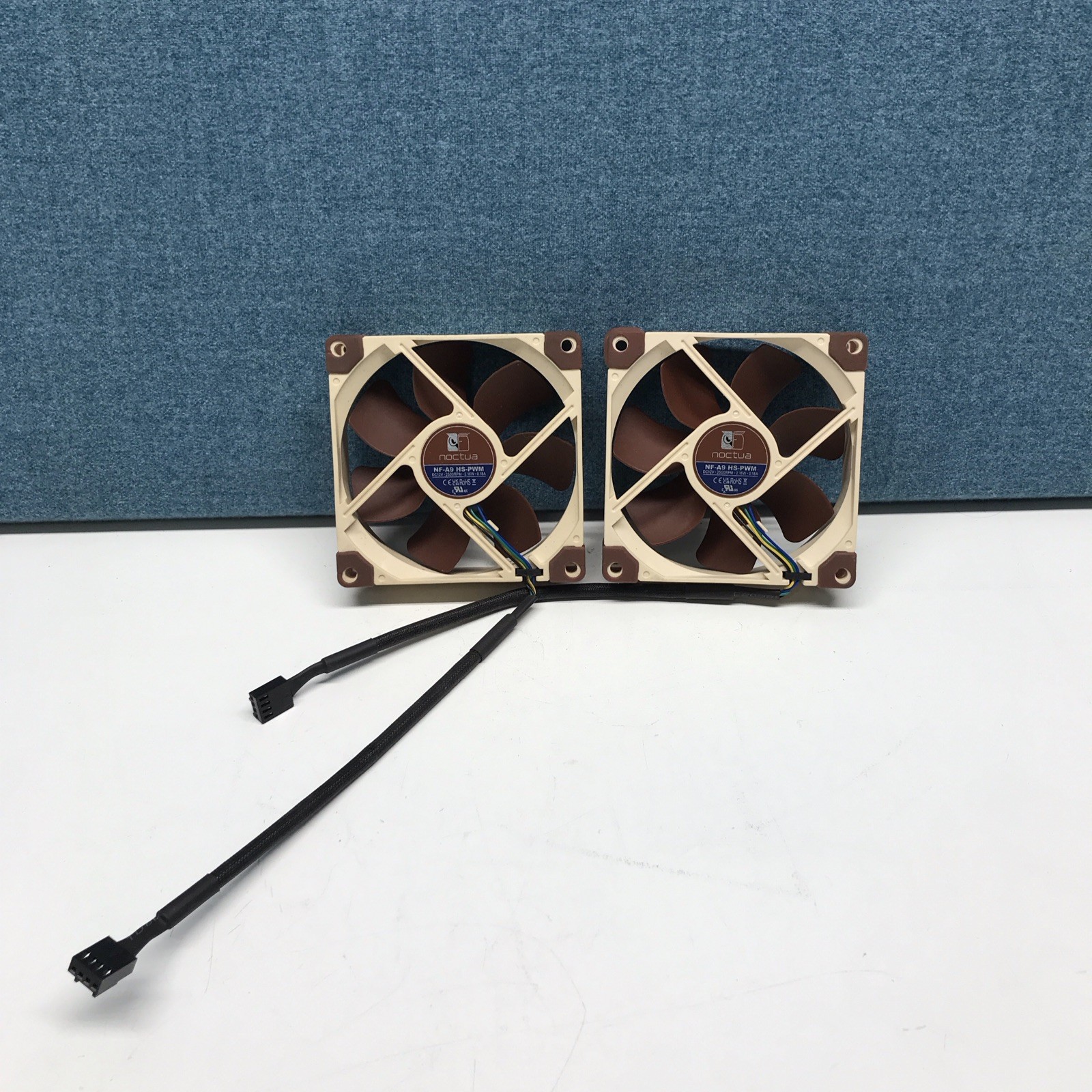 Lot of 2 - Noctua NF-A9 HS PWM Brown