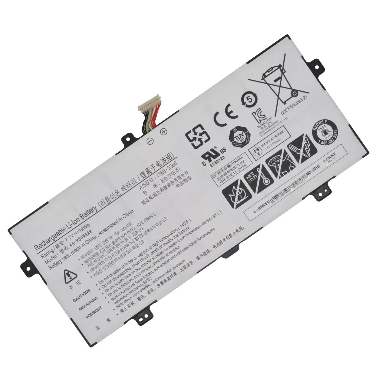 Genuine AA-PBUN4AR Battery for Samsung NP940X3L NP940X3L-K02CN NP900X5L NT900X5H