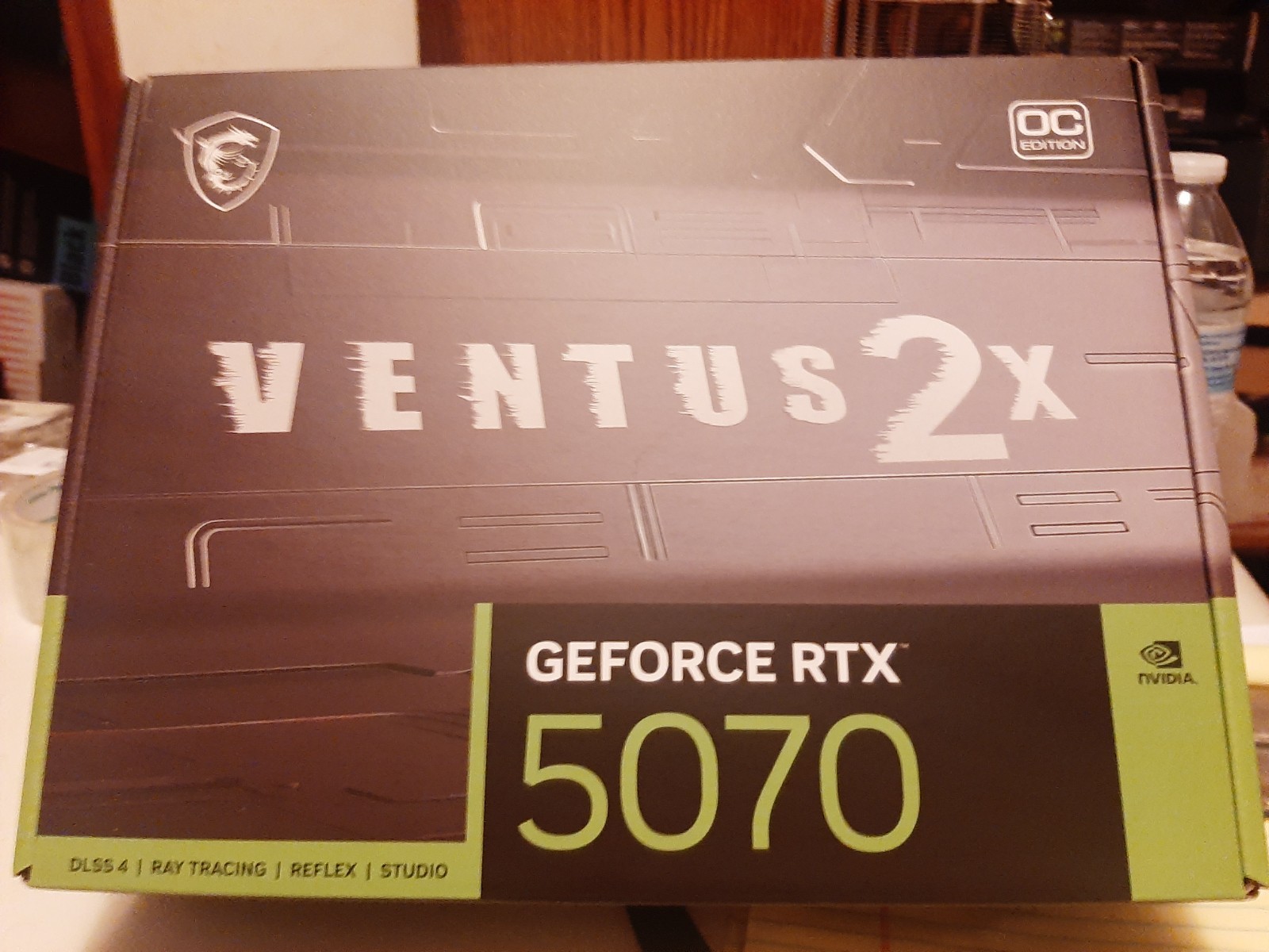 LOOK MSI VENTUS 2X RTX 5070 12GB "BOX ONLY NO GRAPHICS CARD BOX ONLY" SOLO CAJA