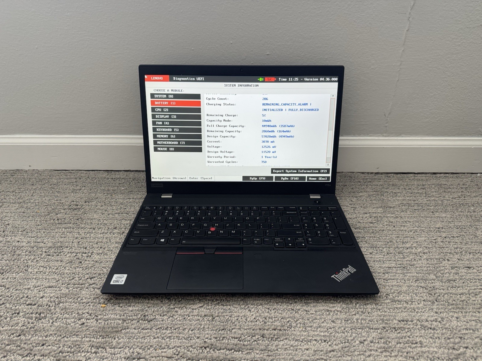 Lenovo ThinkPad P15s Gen 1 I7-10510U, 16GB