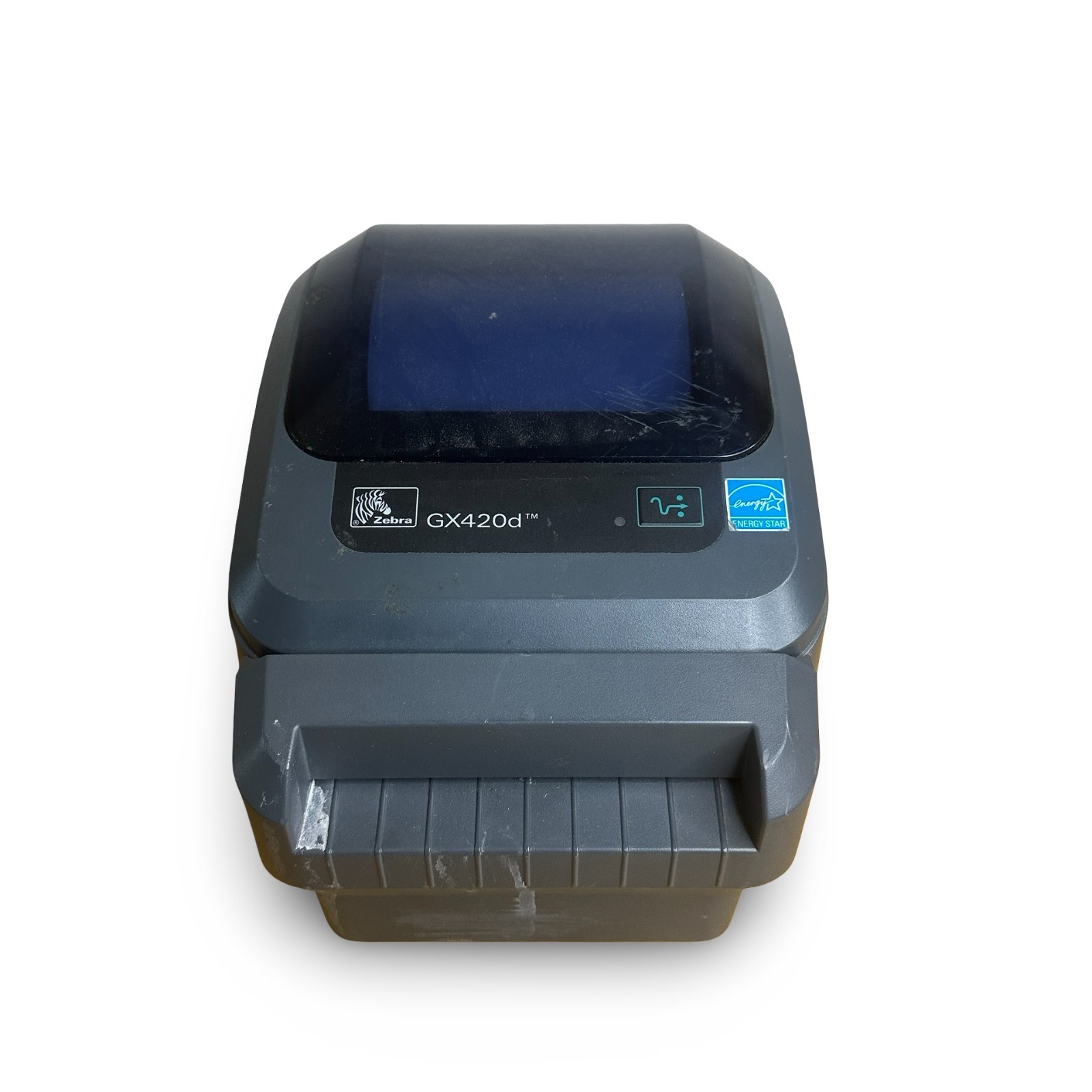 Zebra GX420d Direct Thermal Label Barcode Printer No Power Adapter Untested READ