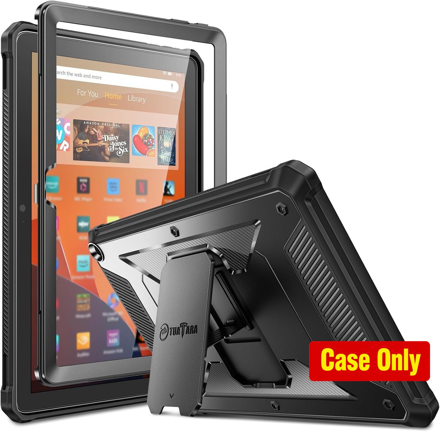 Case for All-New Fire HD 10 Tablet (13th Gen, 10.1", 2023) - Rugged Kickstand
