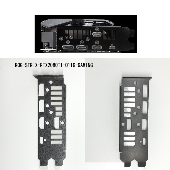 ROG-STRIX-RTX2080TI-O11G-GAMING FOR ASUS IO I/O SHIELD Back Plate BackPlate
