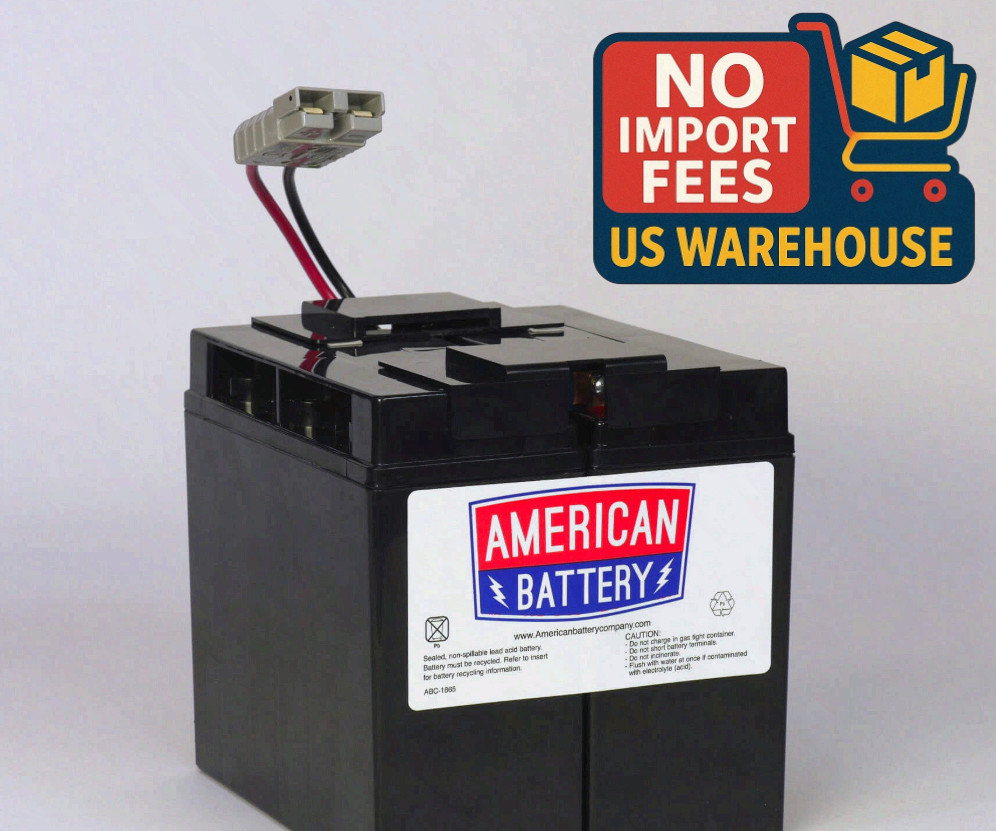 ABC RBC7 Replacement Battery Cartridge for APC Uninterruptible Power Supply