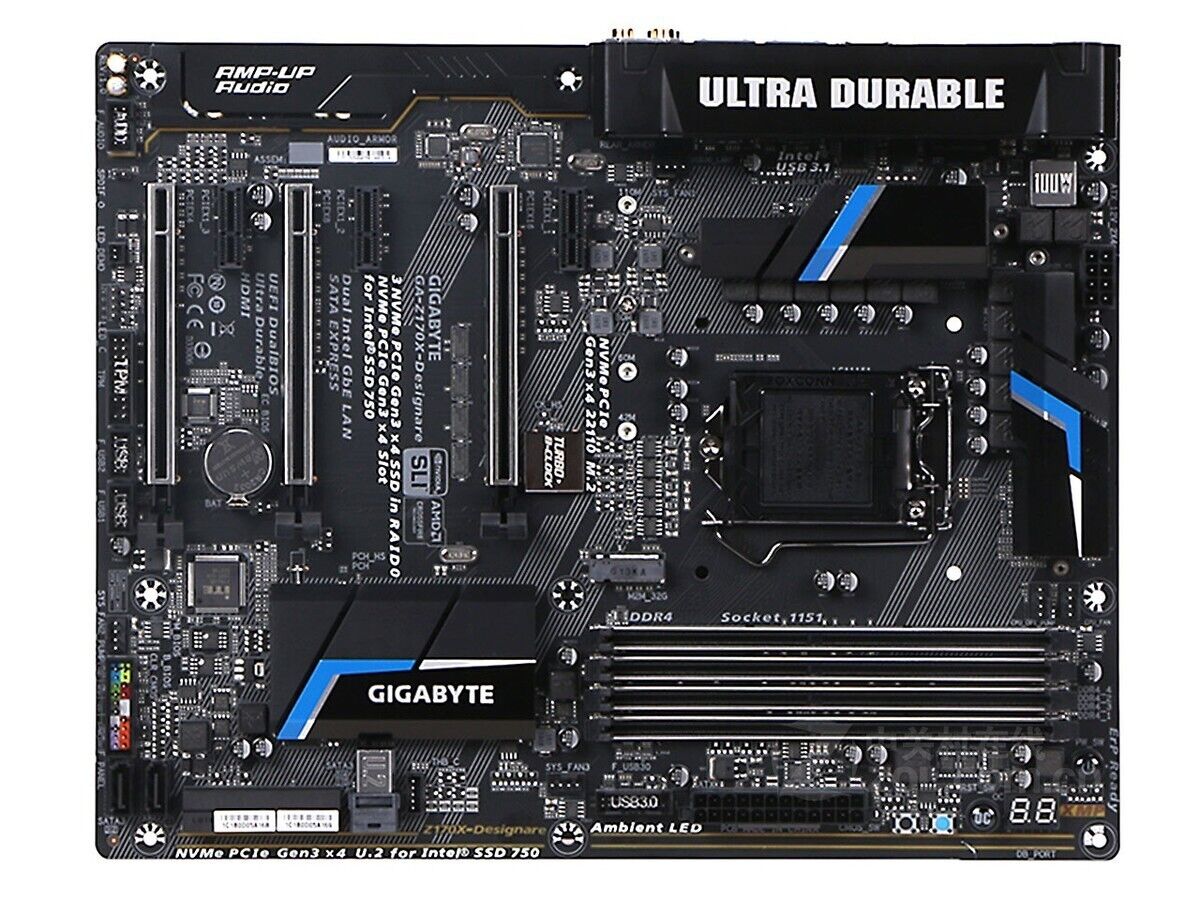 GIGABYTE Z170X-Designare(rev.1.0) Intel Z170 DDR4 LGA 1151 ATX Motherboard