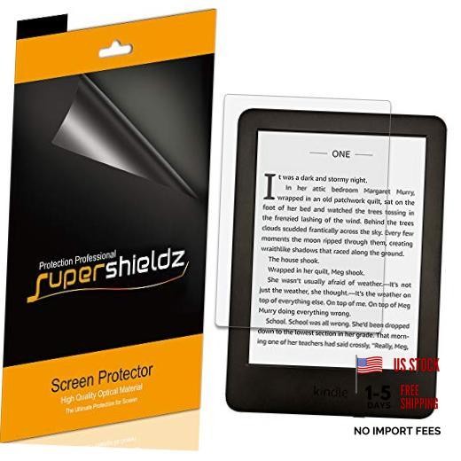 (3 Pack) Anti-Glare (Matte) Screen Protector for all-New Kindle and Kindle