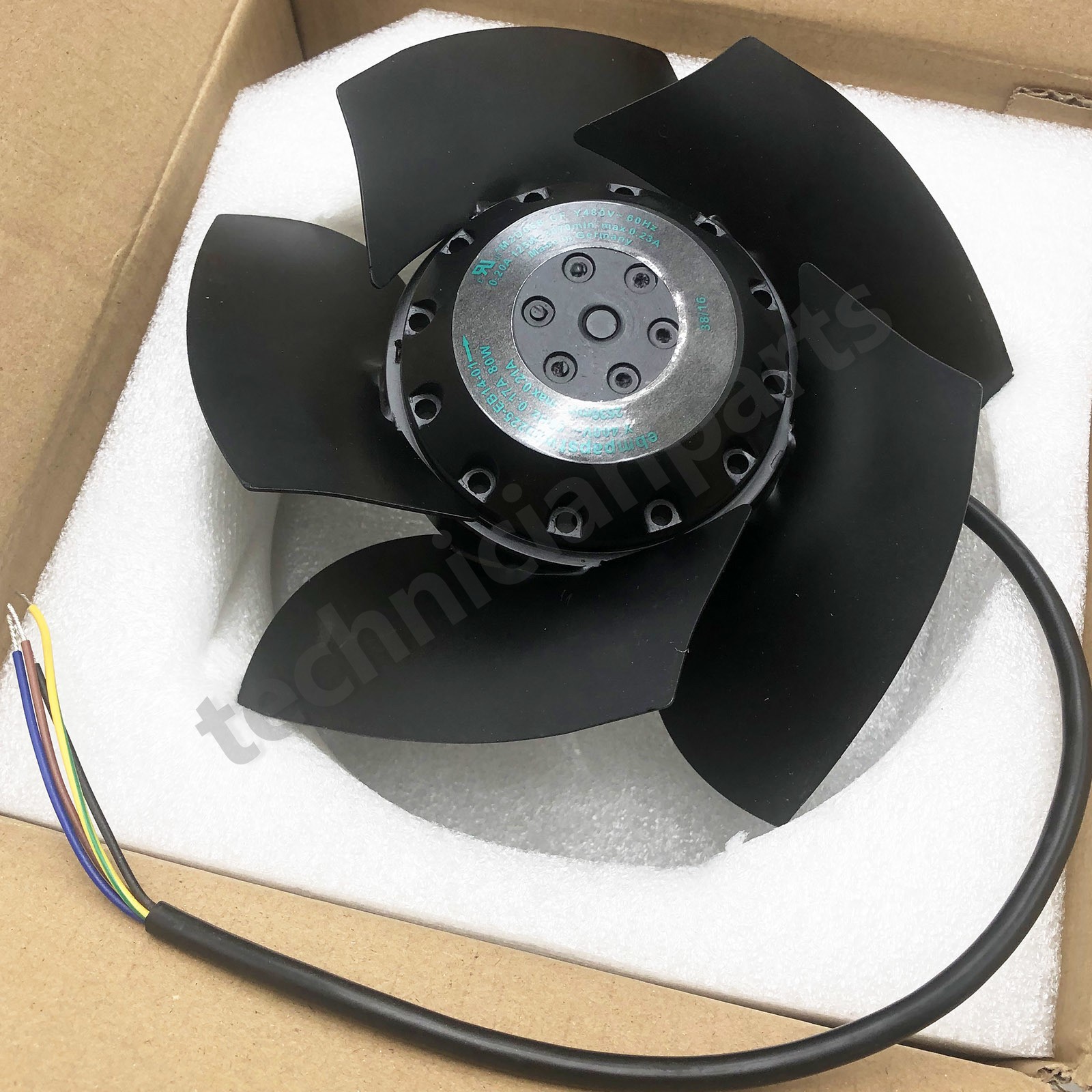 Cooling Fan W2D225-EB14-01 400V for Ebmpapst Siemens Spindle Motor Fan No Frame