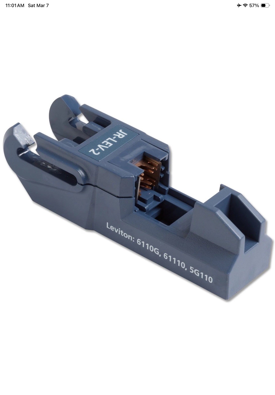 Fluke Networks JR-LEV-2-H JackRapid Replacement Blade Head for Leviton 61110,...
