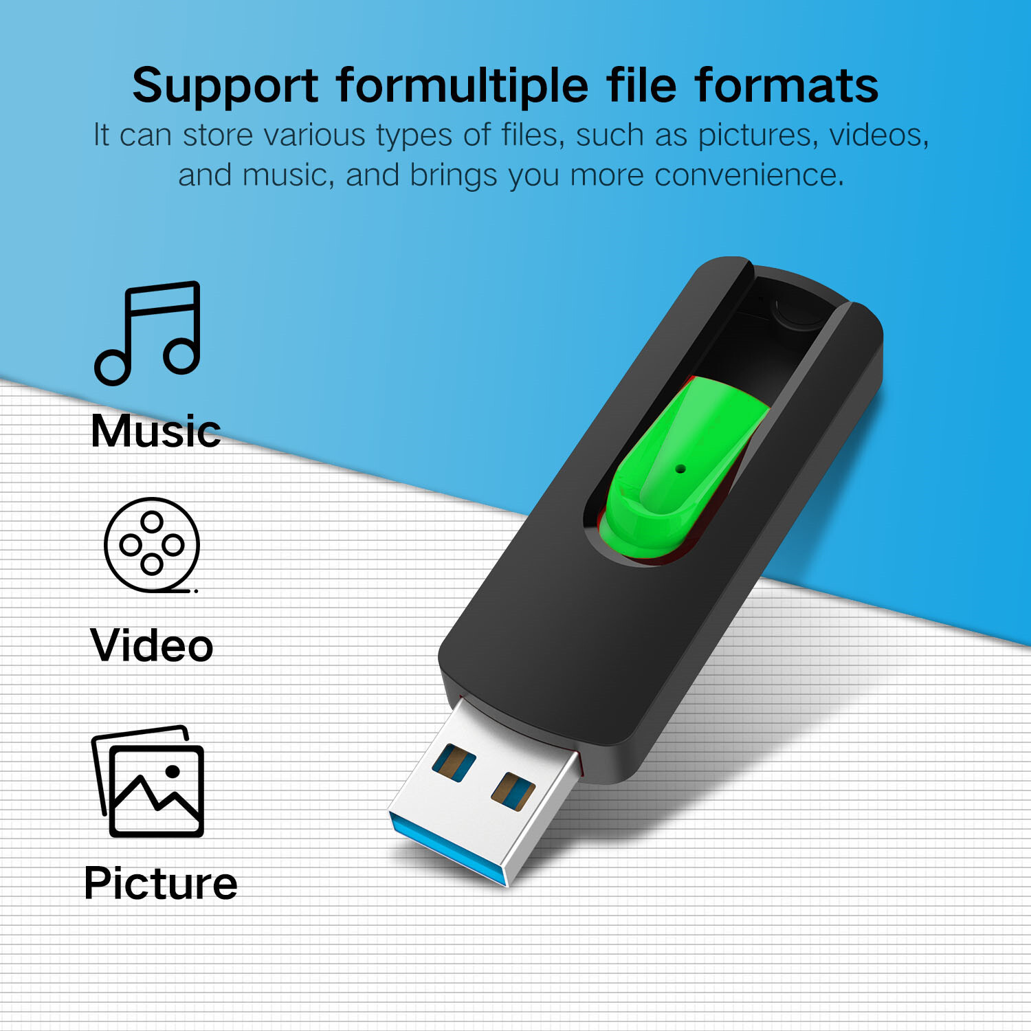 64GB USB 2.0 Flash Drive Memory Sticks Storage Blank Media U Disk Pen Drive Lot