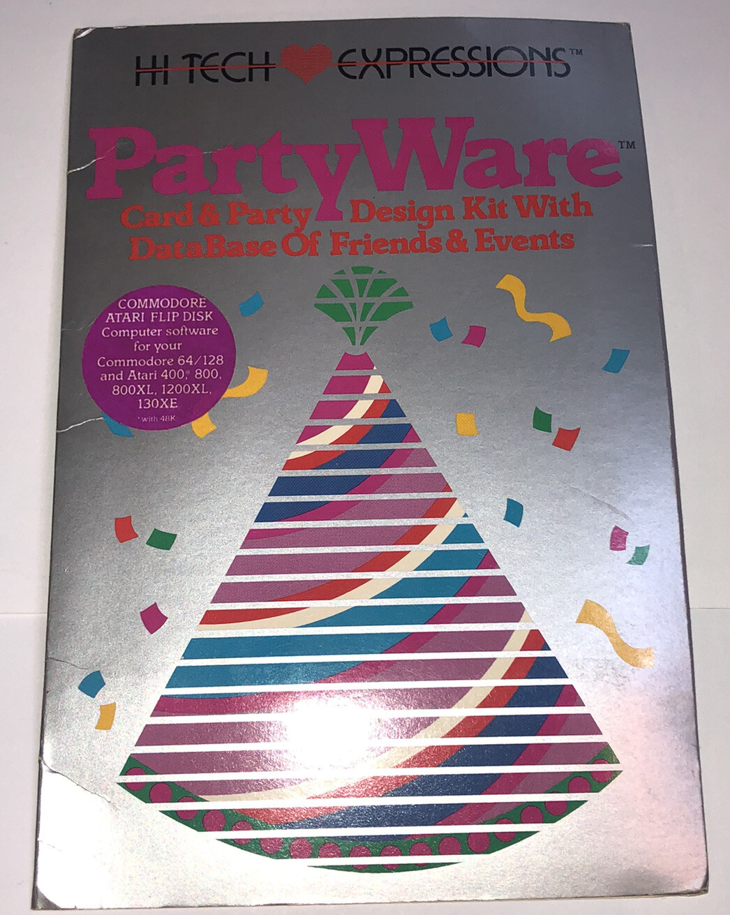 Hi-Tech Expressions PartyWare Software for Apple II IIc IIe - Complete? untested
